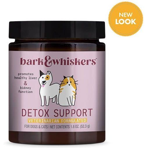 Detox Support Supplement, Perros y Gatos. 50 g. - Bark & Whiskers