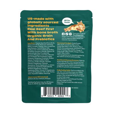 Bundle: Made by Nacho Beef Recipe Cuts In Gravy with Bone Broth + Chicken Recipe Cuts In Gravy with Bone Broth Wet Cat Food