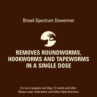 HC WormX Plus 7 Way Dewormer for Hookworms, Roundworm & Tapeworms for Small Breed Dogs, 2 count