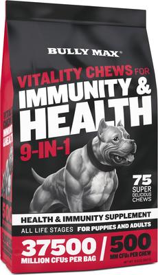 Vitality Chews for Immunity & Health 9-in-1 Supplement for Dogs, 10.6-oz pouch