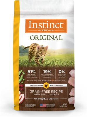 Original Real Rabbit Recipe Grain-Free Dry Cat Food, 4.5-lb bag