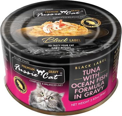 Tuna with Oceanfish in Gravy Wet Cat Food, 2.82-oz can, case of 24