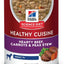 Senior Adult 7+ Healthy Cuisine Roasted Chicken, Carrots & Spinach Stew Wet Dog Food, 12.5-oz can, case of 12