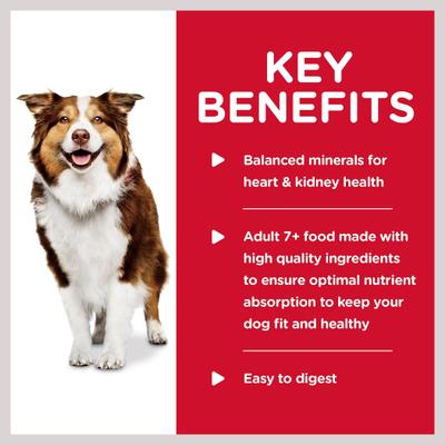 Senior Adult 7+ Healthy Cuisine Hearty Beef, Carrots & Peas Stew Wet Dog Food, 12.5-oz can, case of 12