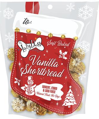 Vanilla Shortbread Stocking Dog Treats, 5-oz bag