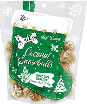 Coconut Snowballs Stocking Dog Treats, 5-oz bag