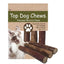 Beef Pizzle Stuffed Esophagus Dog Treat, 3 count, 5 - 6 inches