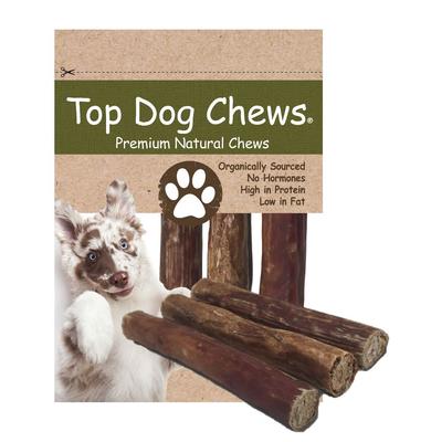 Beef Pizzle Stuffed Esophagus Dog Treat, 3 count, 5 - 6 inches