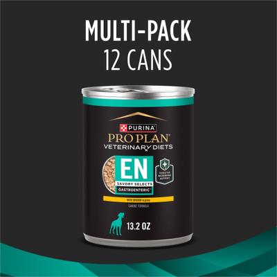 ES Savory Selects Gastroenteric con trozos de pollo en salsa, alimento húmedo para perros adultos, lata de 13.2 oz, caja de 12
