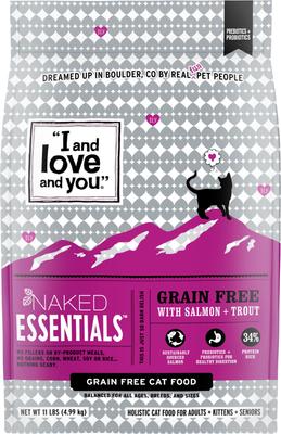 Naked Essentials Chicken & Duck Recipe Dry Cat Food, 11-lb bag