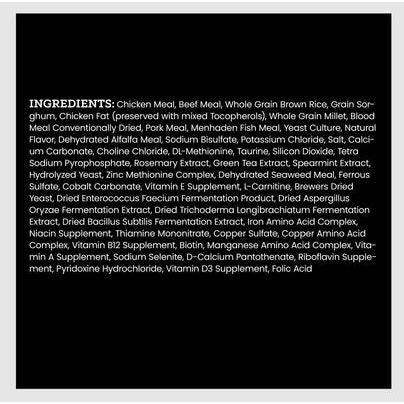 Alimento seco para gatos Mers Feline con pollo y carne de res, bolsa de 5 lb