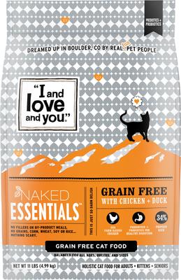 Naked Essentials Chicken & Duck Recipe Dry Cat Food, 11-lb bag