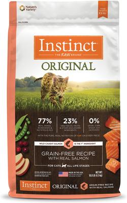 Original Real Salmon Recipe Grain-Free Dry Cat Food, 10-lb bag