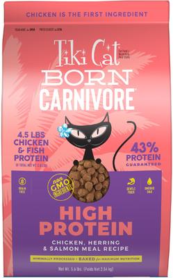 Born Carnivore High Protein Herring & Salmon Meal Dry Cat Food, 11.1-lb bag