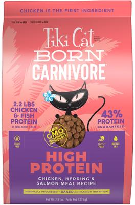 Born Carnivore High Protein Herring & Salmon Meal Dry Cat Food, 11.1-lb bag