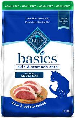 Basics Skin & Stomach Care Grain-Free Fish & Potato Recipe Dry Cat Food, 5-lb bag