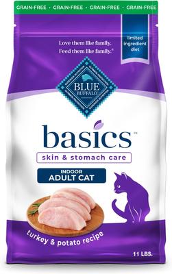 Basics Skin & Stomach Care Grain-Free Turkey & Potato Recipe Dry Cat Food, 11-lb bag