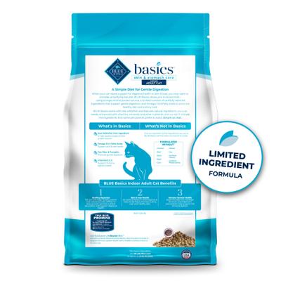 Basics Skin & Stomach Care Grain-Free Fish & Potato Recipe Dry Cat Food, 5-lb bag