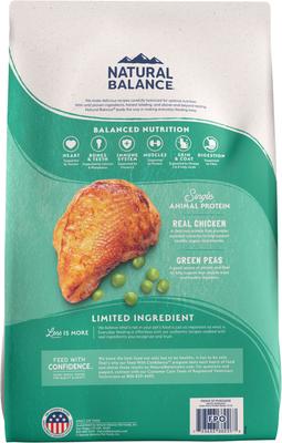 L.I.D. Limited Ingredient Diets Green Pea & Chicken Formula Grain-Free Dry Cat Food, 4-lb bag