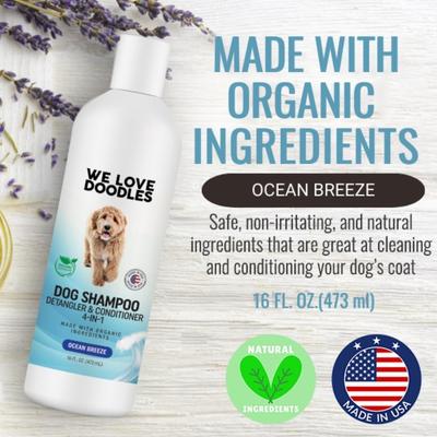 4-in-1 Dog Shampoo Ocean Breeze Scent, 16-fl oz bottle