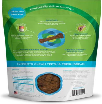 BioActive Fresh Mouth Grain-Free Small Dental Dog Treats, 15 count