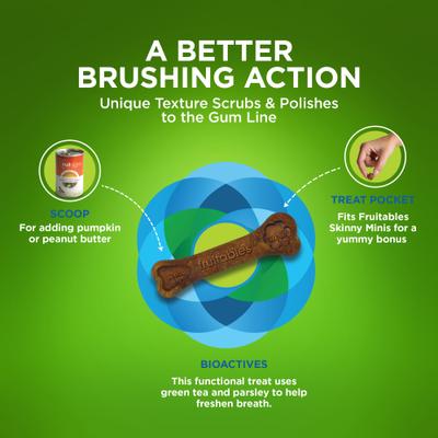 BioActive Fresh Mouth Grain-Free Small Dental Dog Treats, 15 count