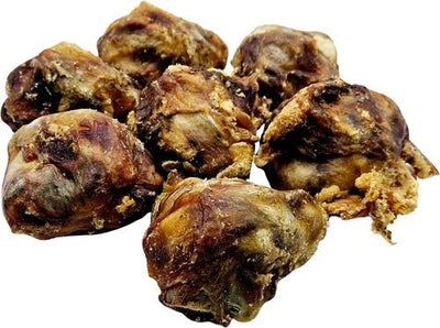 Golosinas masticables naturales para perros con hueso de rótula de res carnosa, 4 unidades