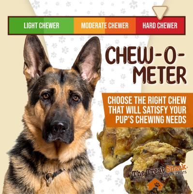 Meaty Beef Knee Cap Bone Natural Dog Chew Treats, 4 count