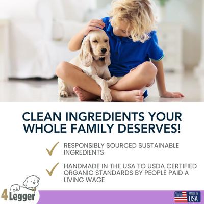 Champú orgánico para perros con avena, aloe y lavanda