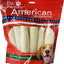 American Beefhide 8 to 9-inch Rolls Natural Flavored Chewy Dog Treats, 8 count