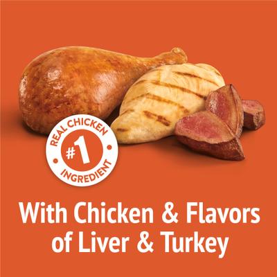 Galletas crujientes para gatos Party Mix Original Crunch, bolsa de 2.1 oz