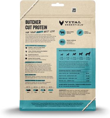 Bundle: Branded Pack - Vital Essentials Minnows Treats, Beef Freeze-Dried Food, Freeze-Dried Chicken Dog Food
