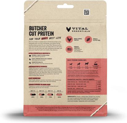 Bundle: Branded Pack - Vital Essentials Minnows Treats, Beef Freeze-Dried Food, Freeze-Dried Chicken Dog Food