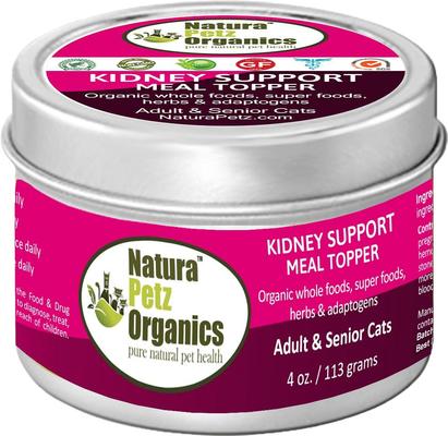 Kidney Support Turkey Flavored Powder Kidney Supplement for Cats, 4-oz tin