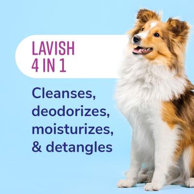Fresh & Soothing Lavish 4-in-1 Dog Shampoo + Conditioner, 22-fl oz bottle