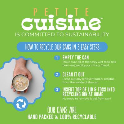 Comida húmeda para gatos sin cereales Pollo y calabaza en caldo, lata de 2.8 oz, caja de 24