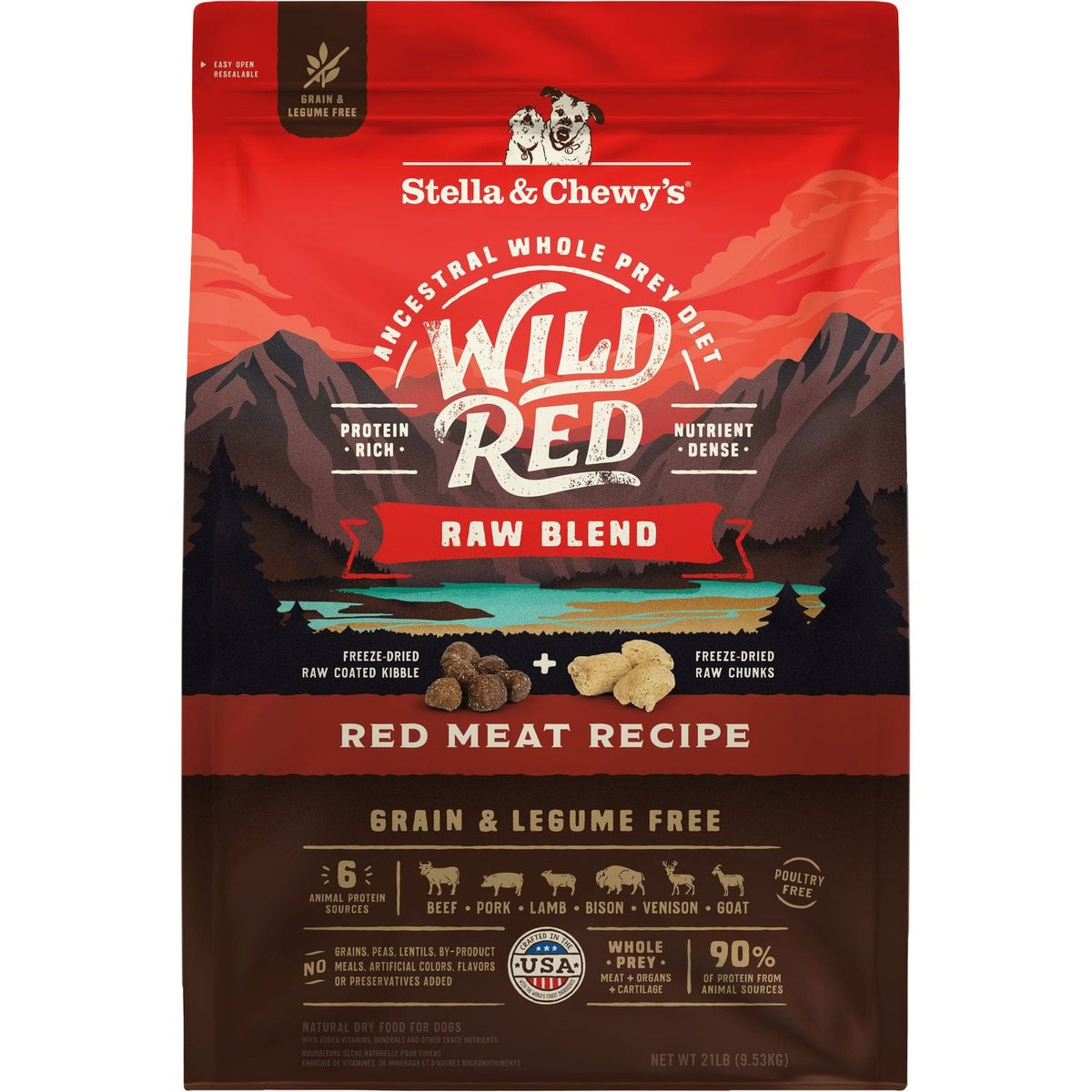 Wild Red Raw Blend Grain-Free Red Meat / 9.53 kg