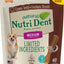 Nutri Dent Natural Dental Fresh Breath Flavored Chew Treat, Medium, 40 count