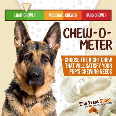 8 to 9-in Beef Snouts Natural Dog Chew Treats, Jumbo, 6 count