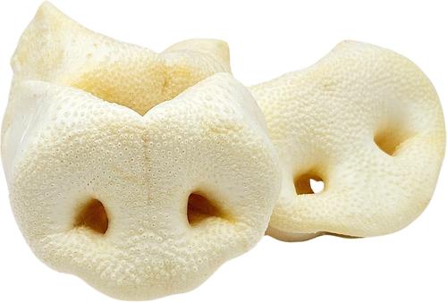 Golosinas masticables naturales para perros Pork Snouts de 3 a 4 pulgadas, 5 unidades