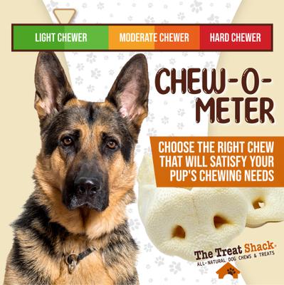 Golosinas masticables naturales para perros Pork Snouts de 3 a 4 pulgadas, 5 unidades