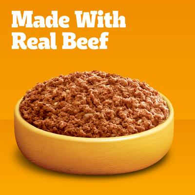 Chopped Ground Dinner Filet Mignon Flavor Wet Dog Food, 13.2-oz can, case of 12