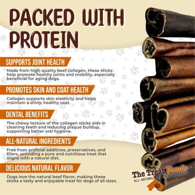 6-in Beef Flavor Collagen Sticks Natural Dog Chew Treats, 5 count