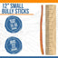 Golosinas delgadas para perros Bully Sticks de 12 pulgadas, paquete de 12