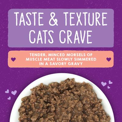 Stella & Chewy's Carnivore Cravings Wild-Caught Tuna Flavored Minced Wet Cat Food, 2.8-oz can, case of 24
