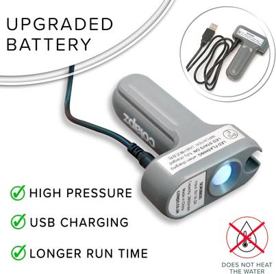 Rechargeable Portable Shower, Gray