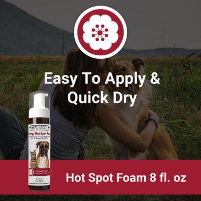 Allergy Hot Spot Dog & Cat Foam, 8-fl oz bottle
