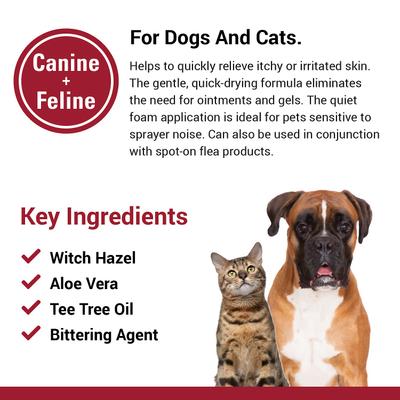 Allergy Hot Spot Dog & Cat Foam, 8-fl oz bottle
