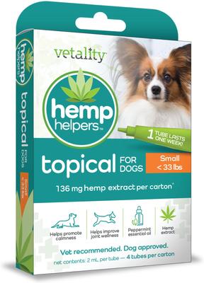 Hemp Helpers Topical for Dogs, 3-ml, 4 count, Under 33-lb
