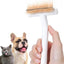 Pet Deshedding Tool for Short-Haired Dogs & Cats, White
